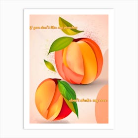 My Peaches Art Print