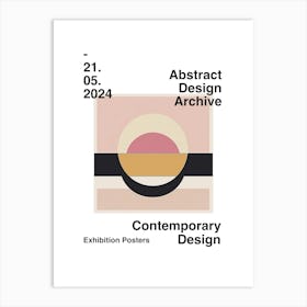 Abstract Design Archive Poster 15 Art Print