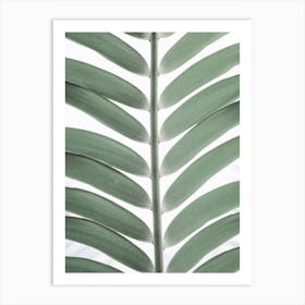 Mint Green Palm Art Print