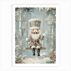 Christmas Nutcracker Art Print