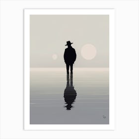 Man In Hat Print Poster