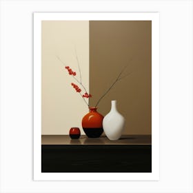 Three Vases Art Print