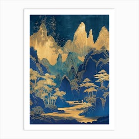 Chinese Landscape 20 Art Print