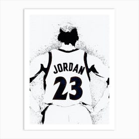 Michael Jordan Washington Wizards 7 Art Print