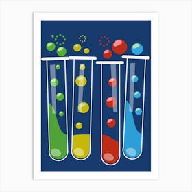 Test Tubes Art Print