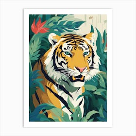 Tiger In The Jungle 41 Art Print