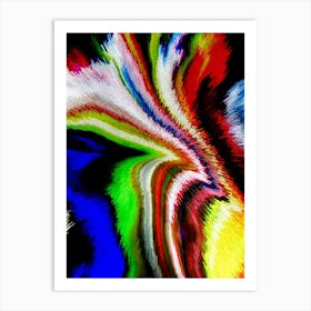 Acrylic Extruded Painting 653 Art Print