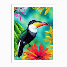 Hummingbird 1 Tropical bird Art Print