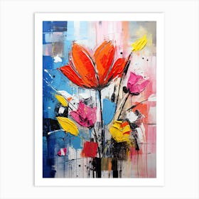 Tulips Melodies Art Print