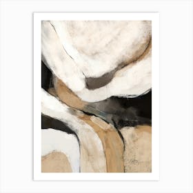 Neutral Abstract Painting 2 Art Print