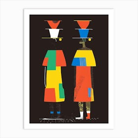 Two African Women 8 Art Print