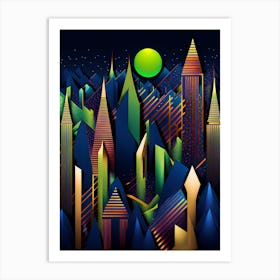 Cityscape 2 Art Print