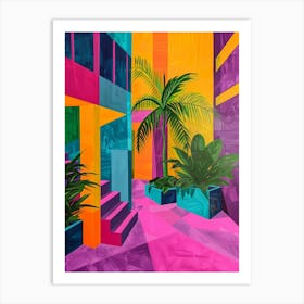 'The Courtyard' Art Print