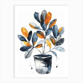 Plant In A Pot 46 Art Print