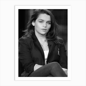 Actor Emilia Clarke 2011 Winter Tca Tour Vintage Art Print