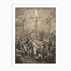 Crucifixion Of Jesus 1 Art Print