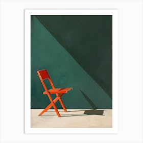 Folding Chair Art Print