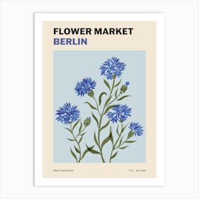 Berlin Flower Market Art Print