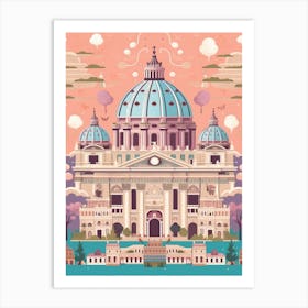 St Peters Basilica Vatican 2 Art Print