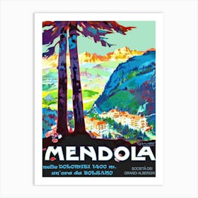 Mendola, Trentino, Italy Art Print