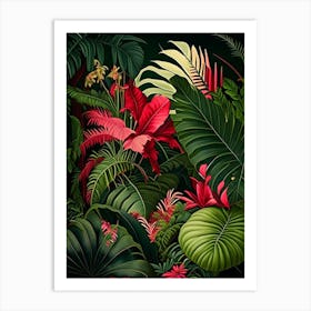 Tropical Paradise 1 Botanicals Art Print