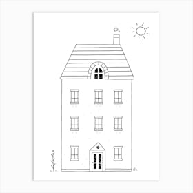 House Drawing Art Print