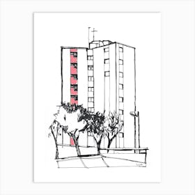 City Building Art Print