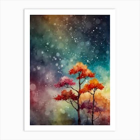 Abstract Of Trees Art Print