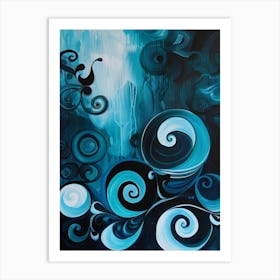 Swirls And Swirls Art Print