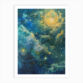 Moon In The Sky 12 Art Print