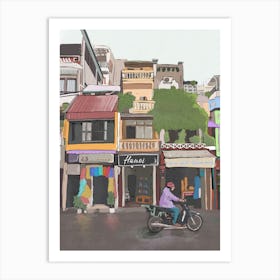 Hanoi Street Art Print