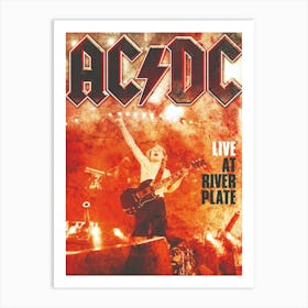 Ac Dc Live At River Plate Poster Art Print