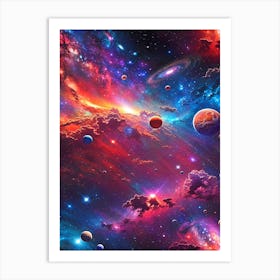 Galaxy Painting 2 Art Print