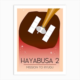 Hayabusa 2 Mission To Ryugu Space Art Art Print