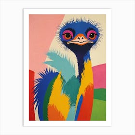 Ostrich Art Print