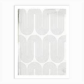 Wavy Lines 1 Art Print