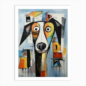 Modern Dog 3 Art Print