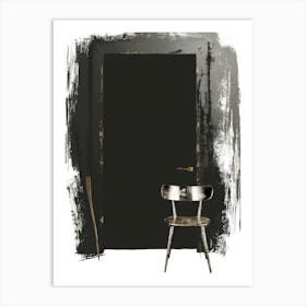 Black Door 3 Art Print