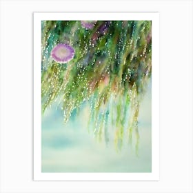 Sea Anemone Storybook Watercolour Art Print