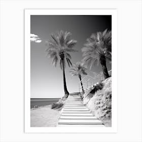 Ibiza, Spain, Black And White Photography 2 Art Print