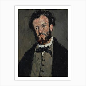 Portrait Of Anthony Valabrègue, Paul Cézanne Art Print