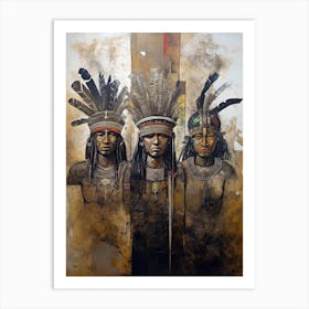 Three Native Americans Art Print