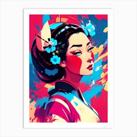Geisha 92 Art Print