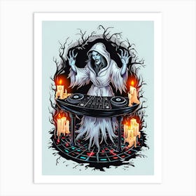 Ghost Dj Art Print