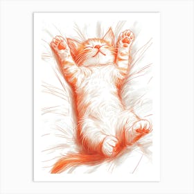 Kitty Cat 5 Art Print