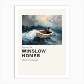 Museum Poster Inspired By Winslow Homer 4 Art Print