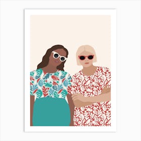 Jess And Jade Art Print