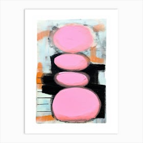 Pink Pop Painting Abstract 3 Art Print