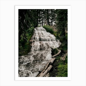 Forest Waterfall Art Print