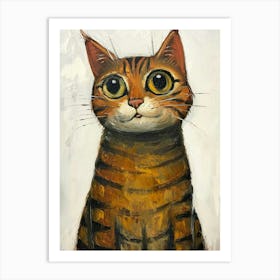 Munchkin Cat Painting 2 Art Print